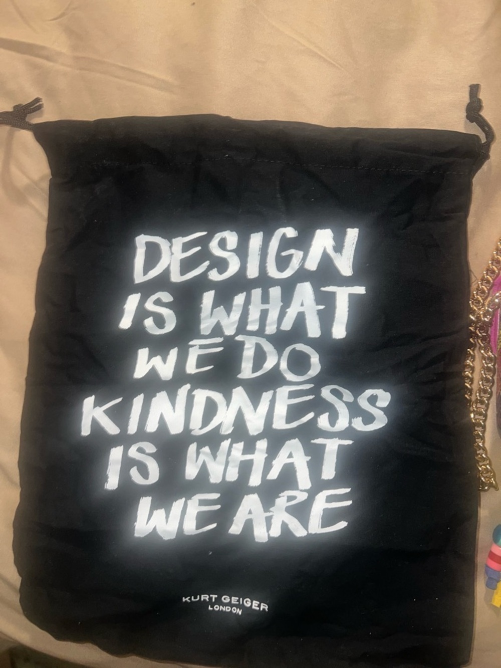 Kurt Geiger The Kensington Crossbody Bag in Bright Pink with Gold Hardware. - Picture 7 of 7